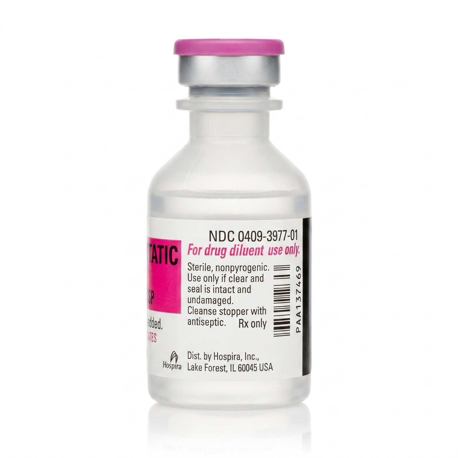 30mL Bacteriostatic Water for Injection, USP — Hospira